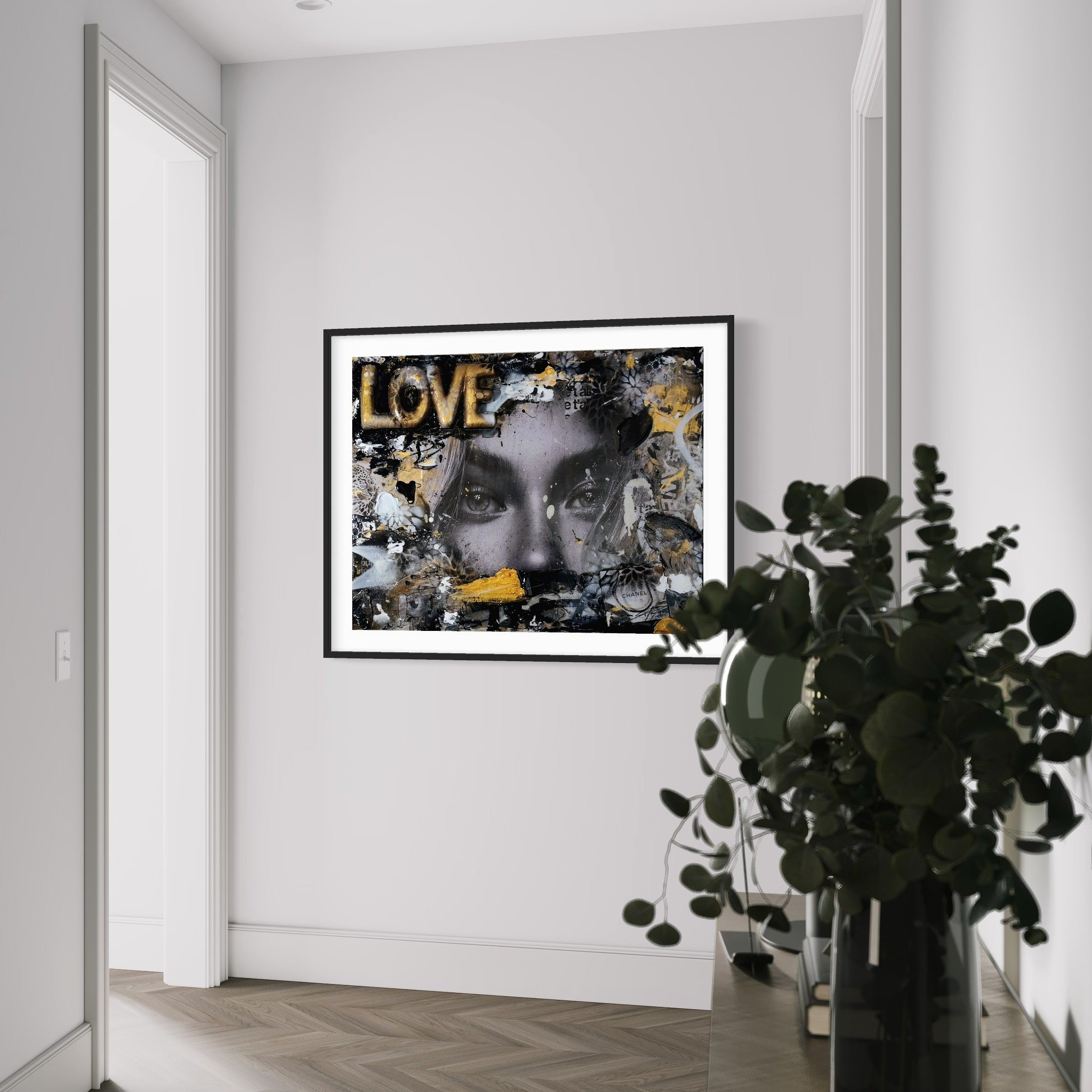 Signed Eye’s of love poster